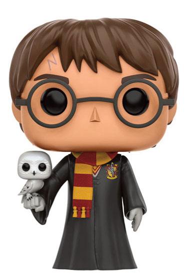 Harry Potter POP! Movies Vinyl Figure Harry with Hedwig 9 cm 0889698119153