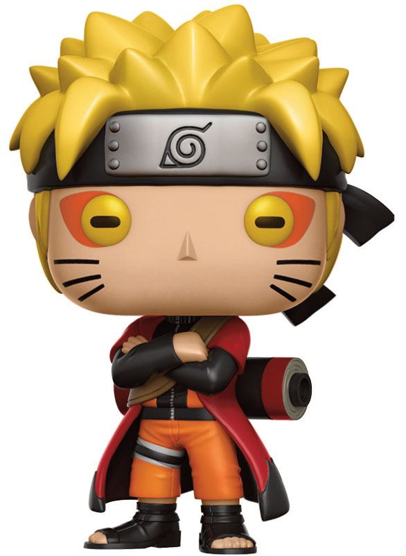 Naruto Shippuden POP! Animation Vinyl Figure Naruto (Sage Mode) 9 cm 0889698129985