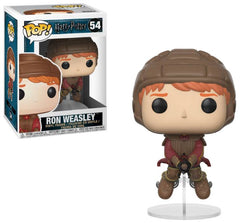 Harry Potter POP! Movies Vinyl Figure Ron on Broom 9 cm 0889698267212