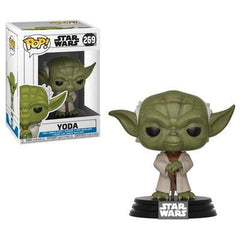 Star Wars Clone Wars POP! Vinyl Bobble-Head Yoda 9 cm 0889698317993