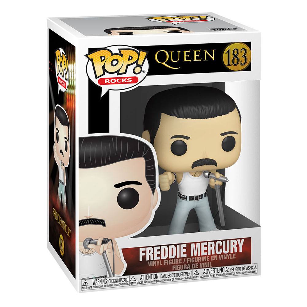 Queen POP! Rocks Vinyl Figure Freddie Mercury Radio Gaga 9 cm 0889698337359