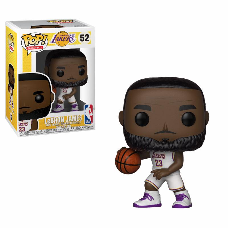 NBA POP! Sports Vinyl Figure LeBron James White Uniform (Lakers) 9 cm 0889698372718