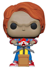 Child´s Play POP! Movies Vinyl Figure Chucky w/Buddy & Giant Scissors 9 cm 0889698448369