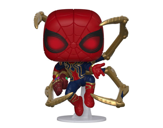 Avengers: Endgame POP! Movies Vinyl Figure Iron Spider w/Nano Gauntlet 9 cm 0889698451383