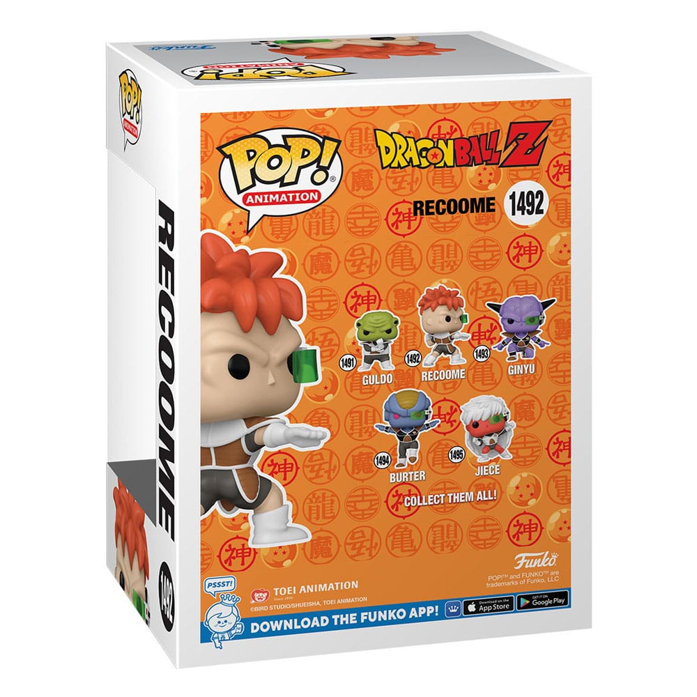 Dragon Ball Z POP! Animation Vinyl Figure Recoome 9 cm 0889698486682