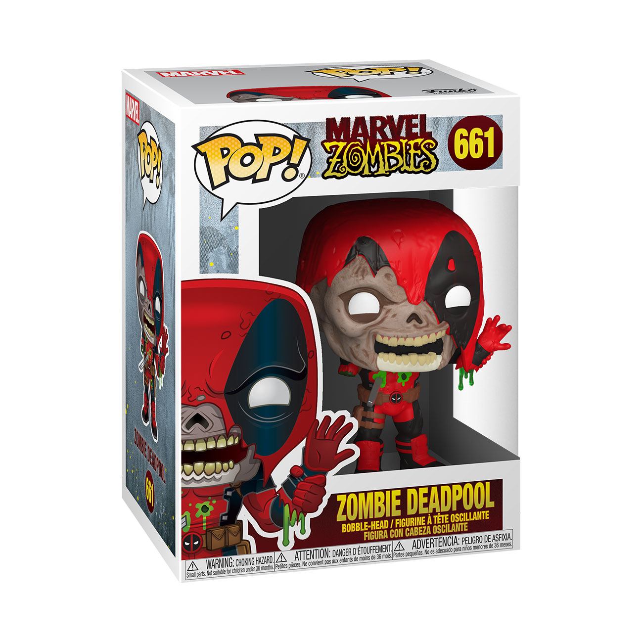 Marvel POP! Vinyl Figure Zombie Deadpool 9 cm 0889698491266