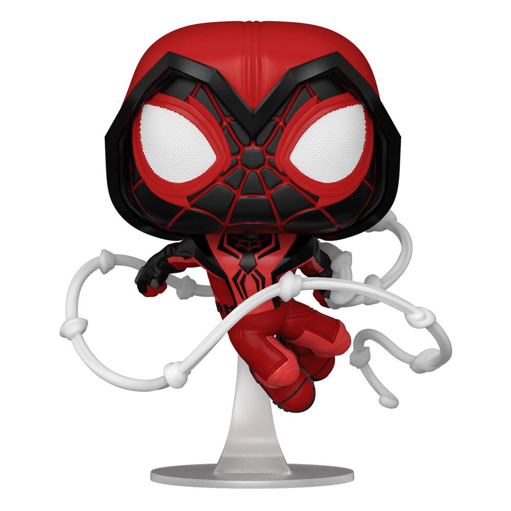 Marvel's Spider-Man POP! Games Vinyl Figure Miles Morales Red Suit 9 cm 0889698501552