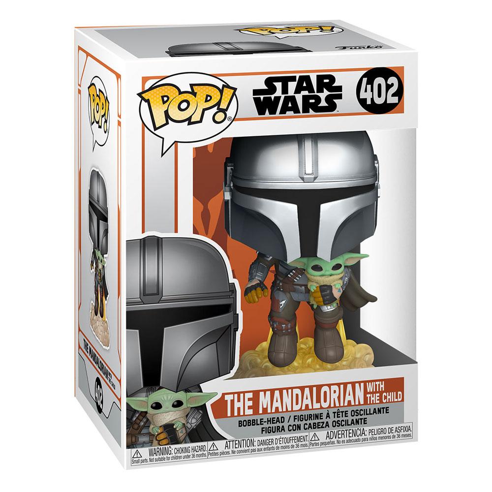 Star Wars The Mandalorian POP! TV Vinyl Figure Mando Flying w/ Jet Pack 9 cm 0889698509596