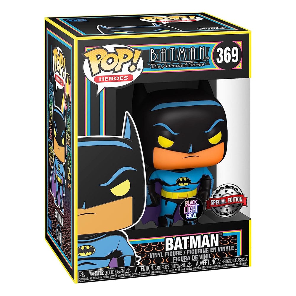 DC Comics Series POP! Heroes Vinyl Batman(Black Light) 9 cm 0889698517256