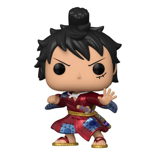 One Piece POP! Animation Vinyl Figure Luffy in Kimono(MT) Exclusive Edition 9 cm 0889698545327