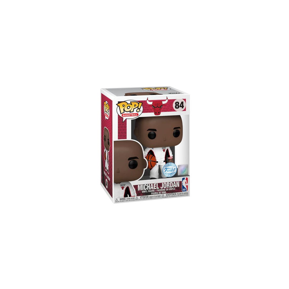 NBA Legends POP! Sports Vinyl Figure Michael Jordan (Bulls White Warmup) Exclusive 9 cm 0889698545419