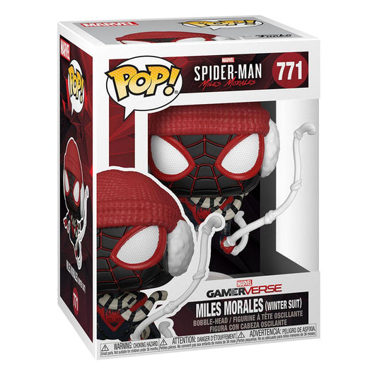 Marvel's Spider-Man POP! Games Vinyl Figure Miles Morales Winter Suit 9 cm 0889698546928