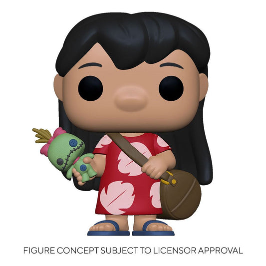 Lilo & Stitch POP! Disney Vinyl Figure Lilo w/Scrump 9 cm 0889698556149