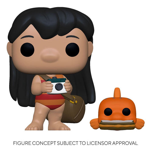 Lilo & Stitch POP! & Buddy Vinyl Figure Lilo w/Pudge 9 cm 0889698556217