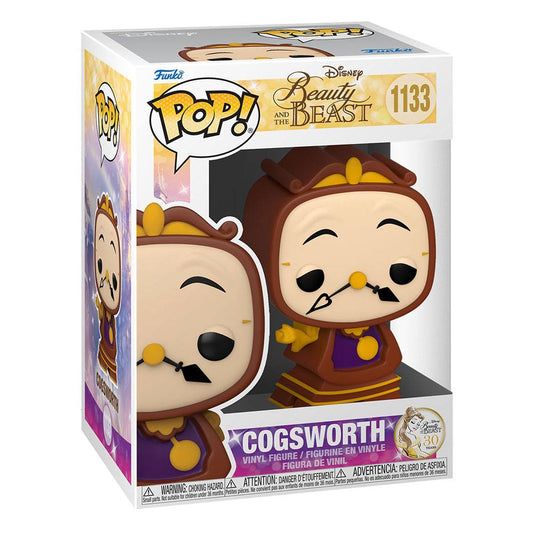 Beauty and the Beast POP! Movies Vinyl Figure Cogsworth 9 cm 0889698575829