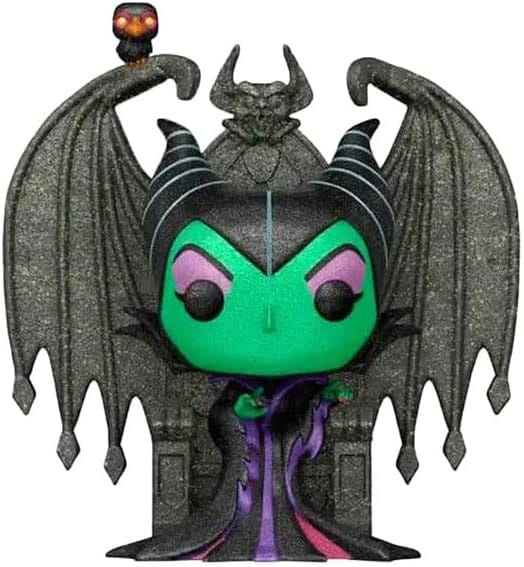 Disney POP! Deluxe Villains Vinyl Figure Maleficent on Throne (DGLT) 9 cm 0889698583923