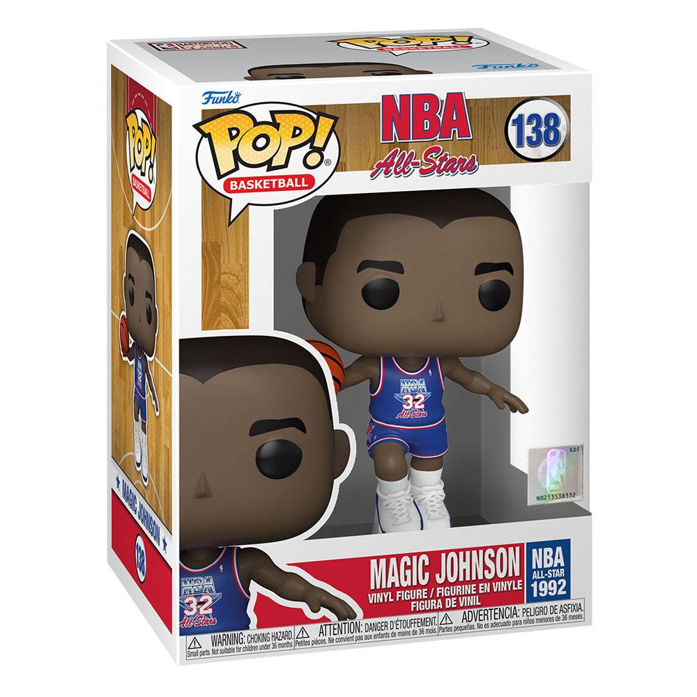 NBA Legends POP! Basketball Vinyl Figure Magic Johnson (Blue All Star Uni 1991) 9 cm 0889698593731