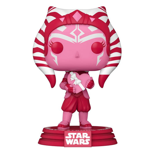 Star Wars Valentines POP! Star Wars Vinyl Figure Ahsoka 9 cm 0889698601207