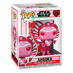 Star Wars Valentines POP! Star Wars Vinyl Figure Ahsoka 9 cm 0889698601207