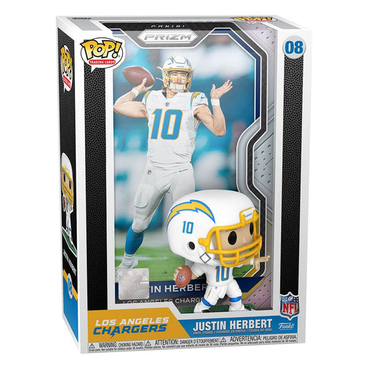 NFL Trading Card POP! Football Vinyl Figure Justin Herbert 9 cm 0889698608251