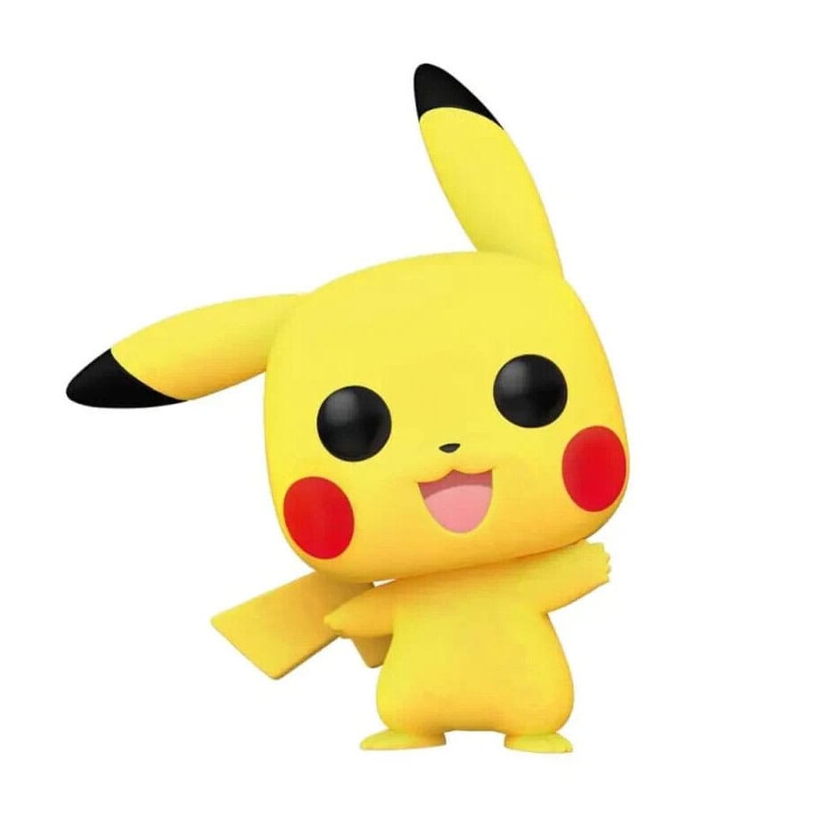 Pokémon POP! Games Vinyl Figure Pikachu Waving (Flocked) 9 cm 0889698624695