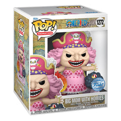 One Piece Super Sized POP! Animation Vinyl Figure Big Mom w/Homies 15 cm 0889698627009