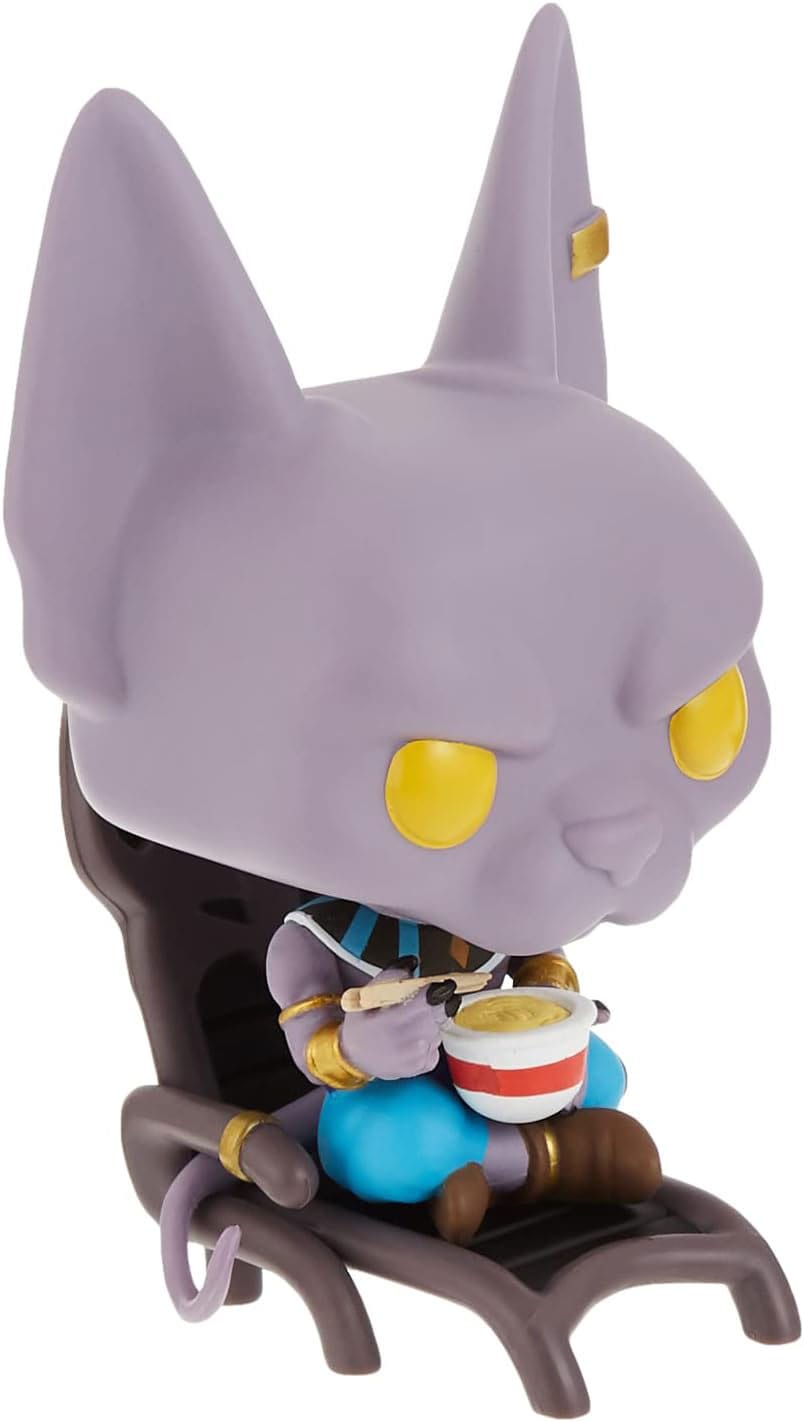 Dragon Ball Super POP! Animation Vinyl Figure Beerus Eating Noodles 9 cm 0889698628945