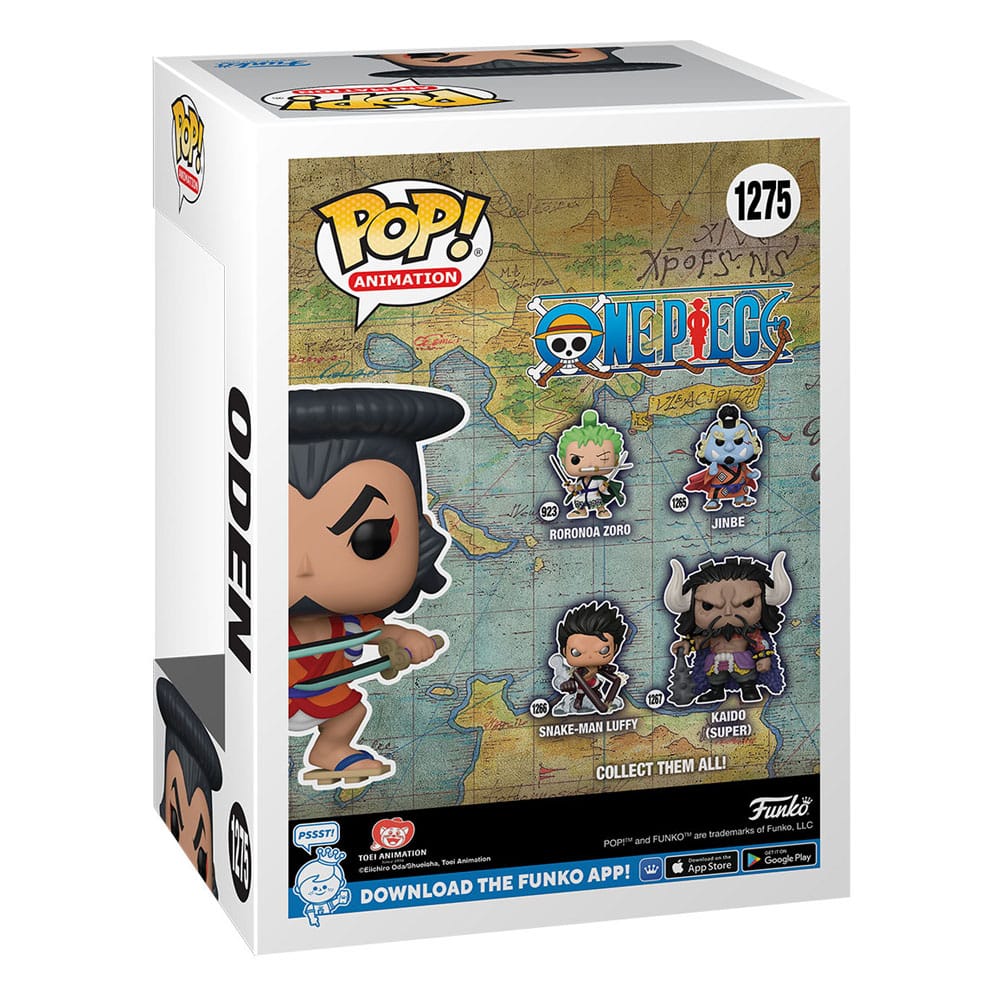 One Piece POP! Animation Vinyl Figures Oden 9 cm 0889698632157