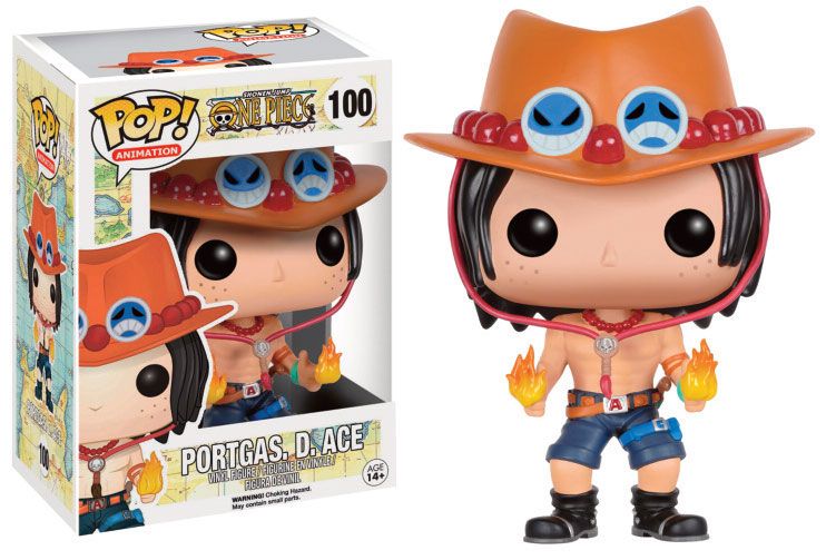 One Piece POP! Television Vinyl Figure Portgas D. Ace 9 cm 0849803063580