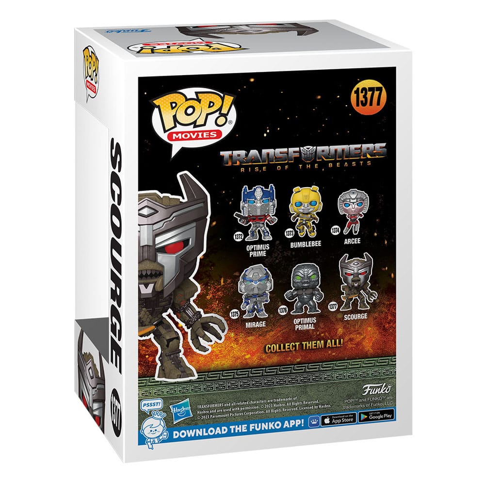 Transformers: Rise of the Beasts POP! Movies  0889698639583