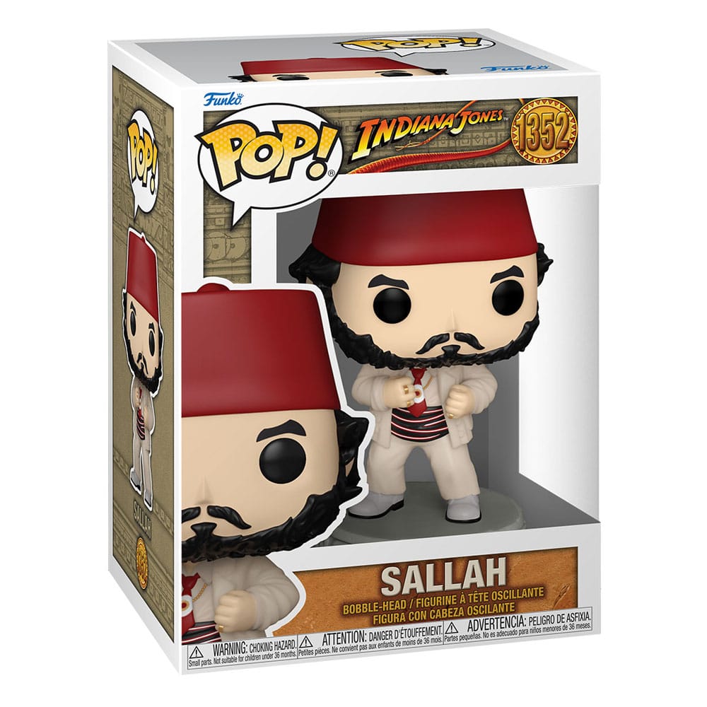 Indiana Jones POP! Movies Vinyl Figure Sallah 0889698639880