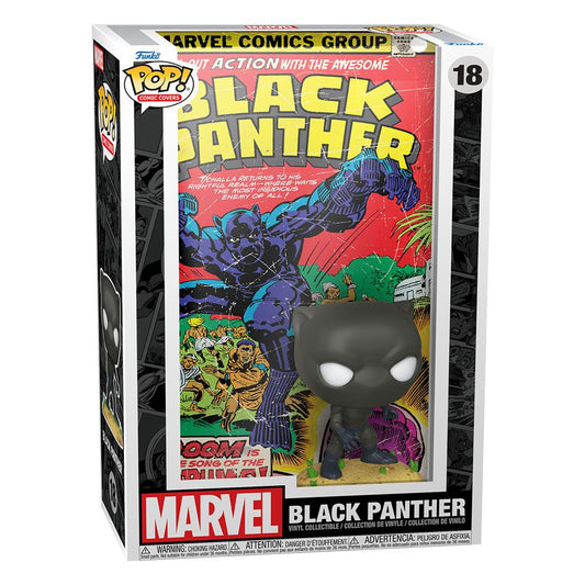 Marvel POP! Comic Cover Vinyl Figure Black Panther 9 cm 0889698640688