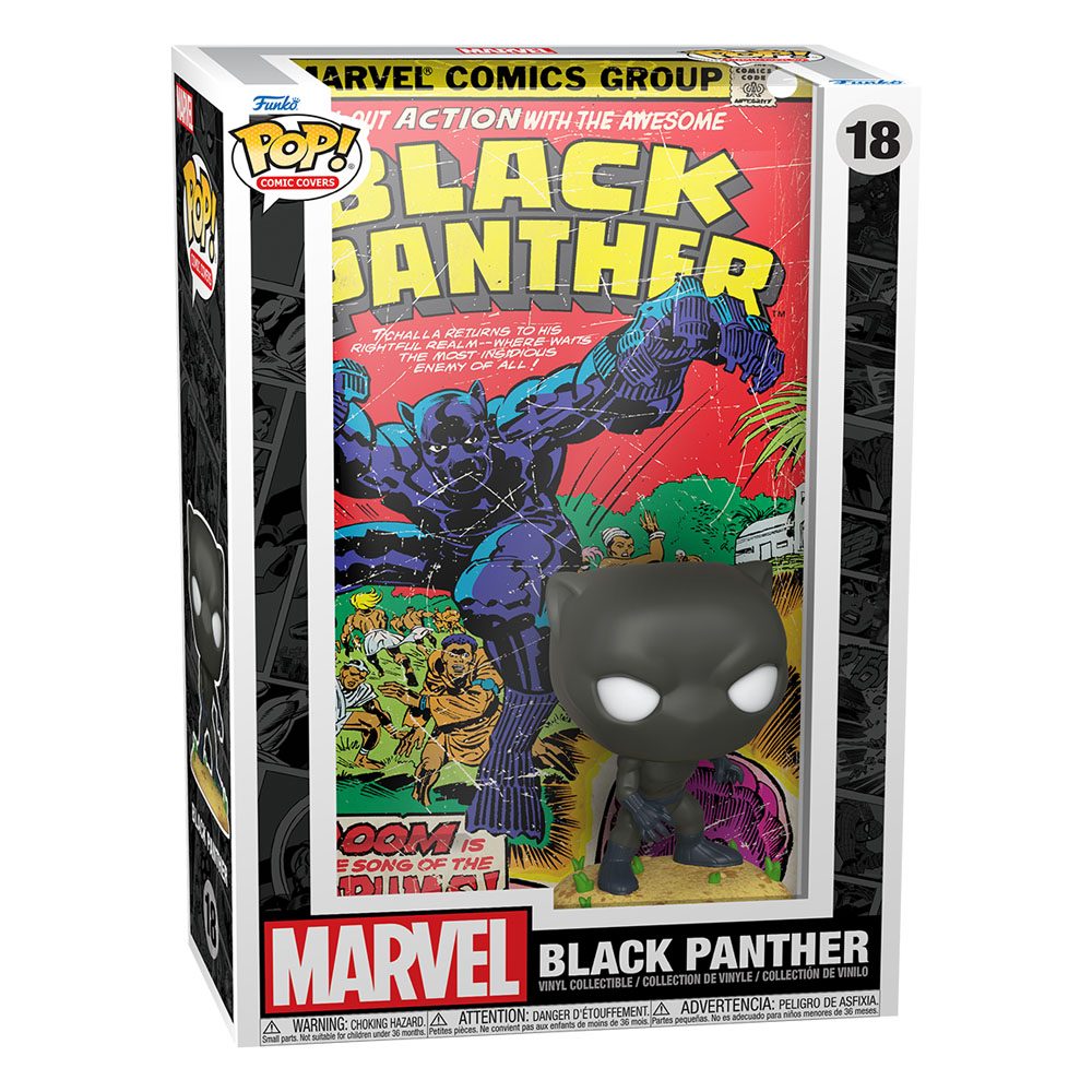 Marvel POP! Comic Cover Vinyl Figure Black Panther 9 cm 0889698640688