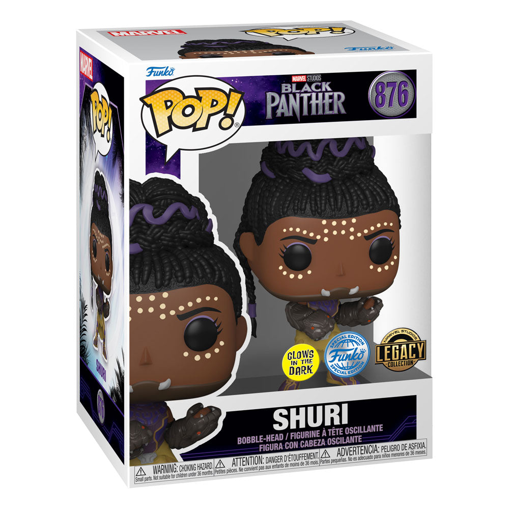 Black Panther Legacy POP! & Tee Box Shuri Size M 0889698648783