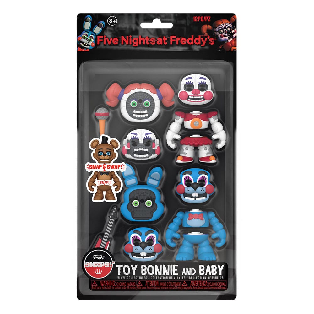 Five Nights at Freddy's Snap Action Figures T 0889698649254