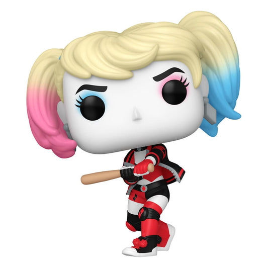 DC Comics: Harley Quinn Takeover POP! Heroes Vinyl Figure Harley with Bat 9 cm 0889698656146