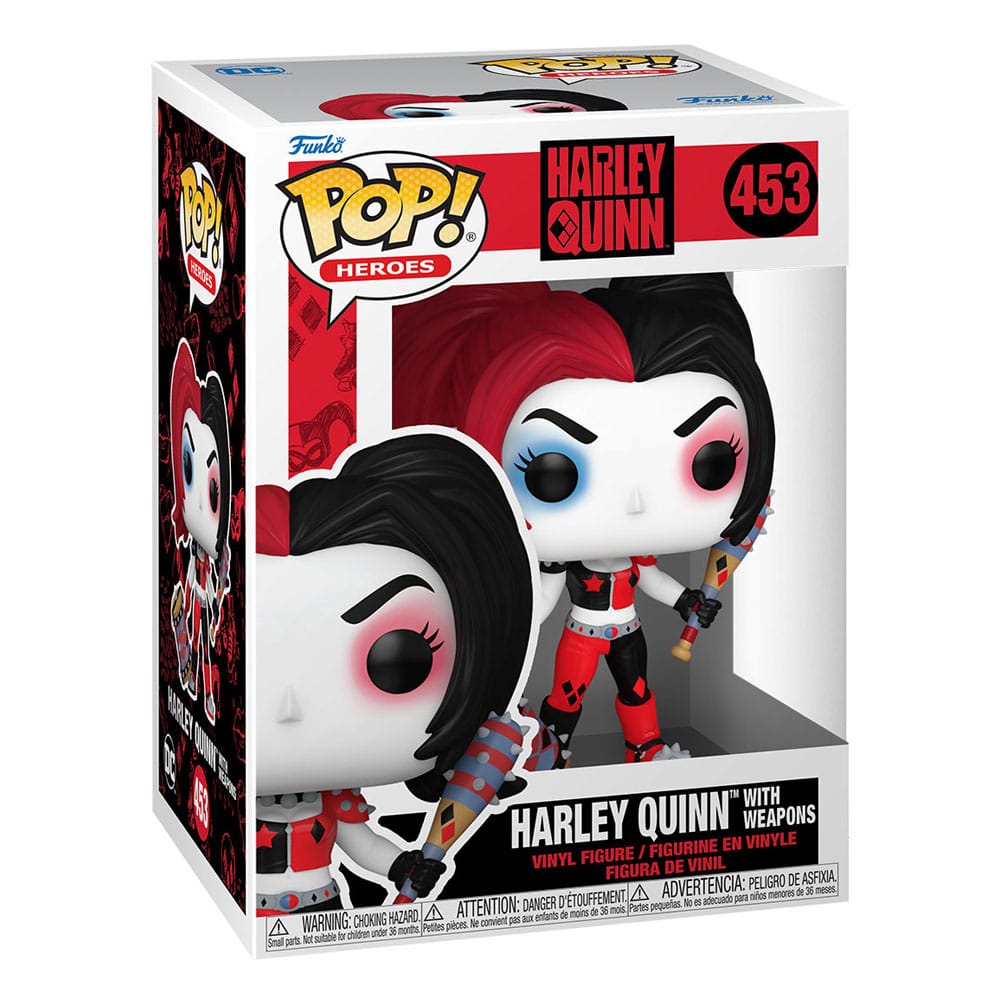 DC Comics: Harley Quinn Takeover POP! Heroes Vinyl Figure Harley with Weapons 9 cm 0889698656160