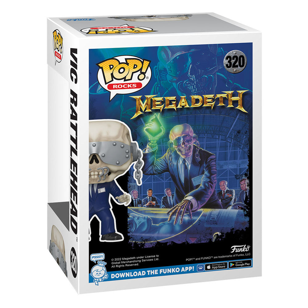 Megadeth POP! Rocks Vinyl Figure Vic Rattlehead 9 cm 0889698657723