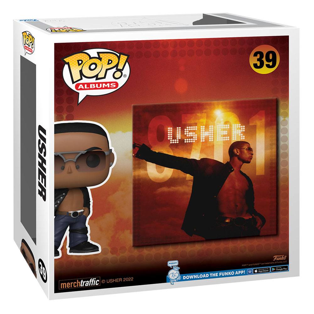 Usher POP! Albums Vinyl Figure 8701 9 cm 0889698657754