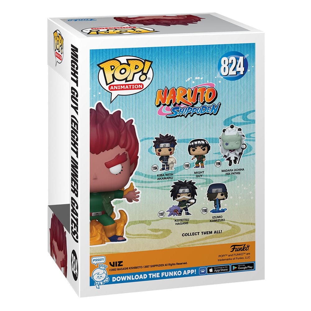 Naruto Shippuden POP! Animation Vinyl Figures Might Guy (Eight Inner Gates) (GW) 9 cm 0889698664844