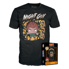 Naruto POP! Tees T-Shirt 8 Gates Guy Size M 0889698666626