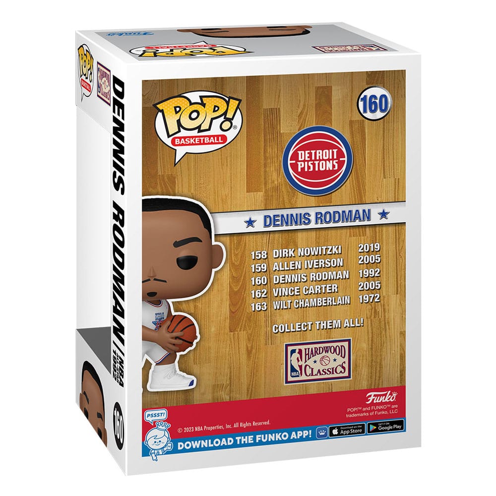 NBA Legends POP! Sports Vinyl Figure Dennis R 0889698674904