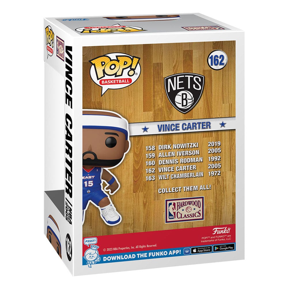 NBA Legends POP! Sports Vinyl Figure Vince Ca 0889698674928