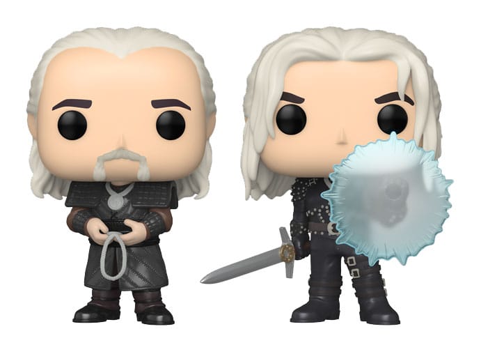 The Witcher POP! Television Vinyl Figures 2-Pack Geralt & Vesemir 9 cm 0889698686433