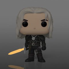 The Witcher POP! TV Vinyl Figure Geralt w/ sword (GW) 9 cm 0889698686464