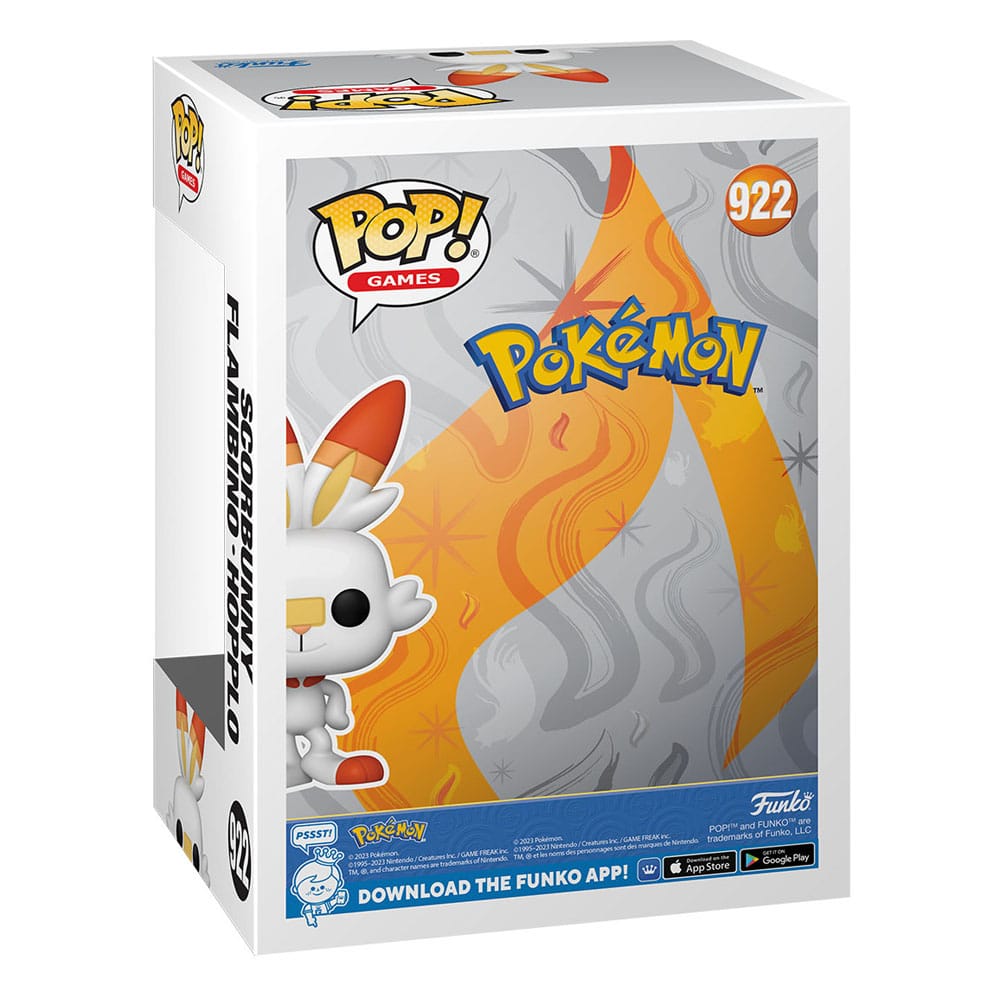 Pokemon POP! Games Vinyl Figure Scorbunny (EMEA) 9 cm 0889698690812