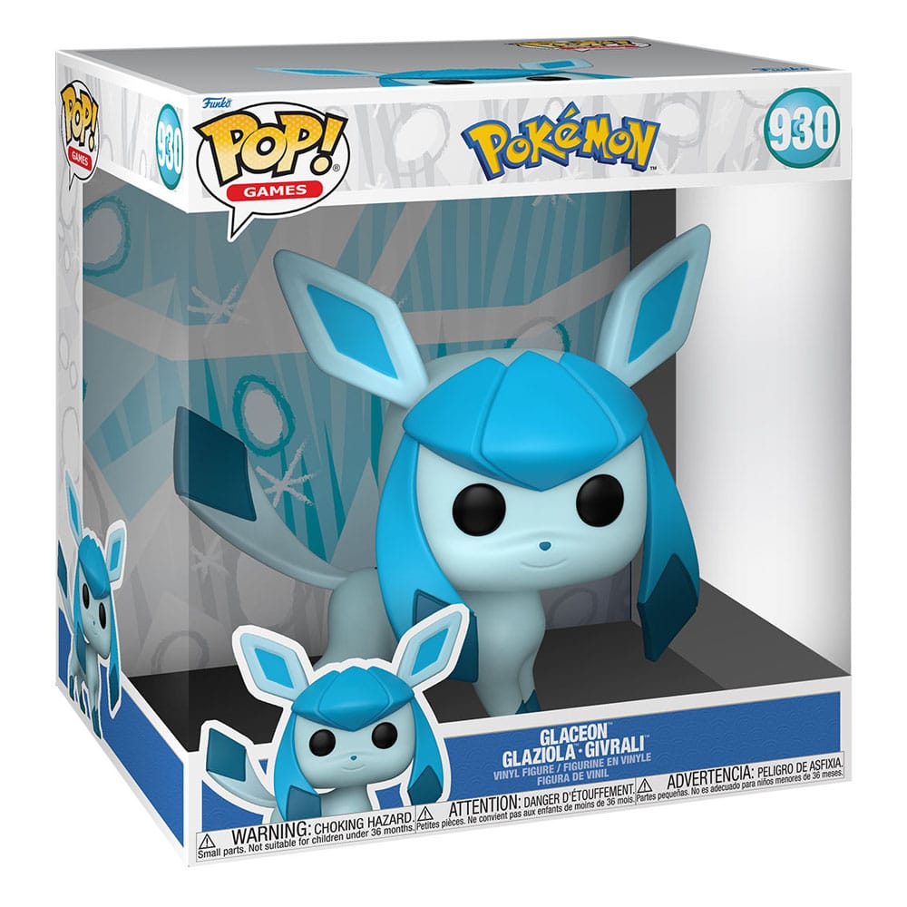 Pokemon Super Sized Jumbo POP! Vinyl Figure Glaceon (EMEA) 25 cm 0889698690850