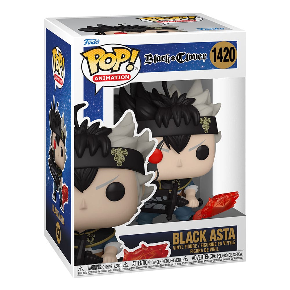 Black Clover POP! Animation Vinyl Figure Asta 9 cm 0889698705684