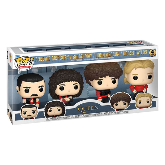 Queen POP! TV Vinyl Figure 4-Pack Radio Gaga 9 cm 0889698706025