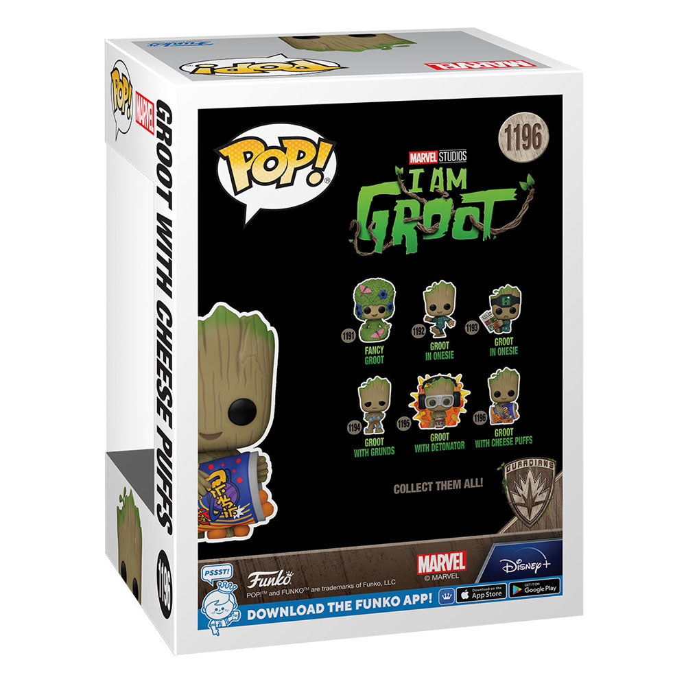 I Am Groot POP! Vinyl Figure Groot w/Cheese Puffs 9 cm 0889698706544